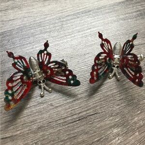90s butterfly clips moving wings